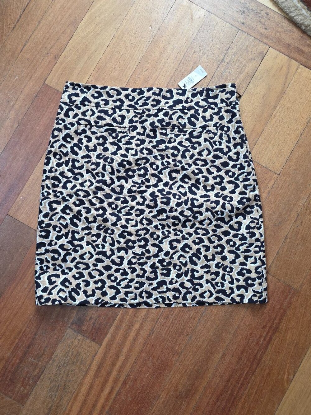 NWT Talbots Leopard Print Mini Skirt Size 2 Petite